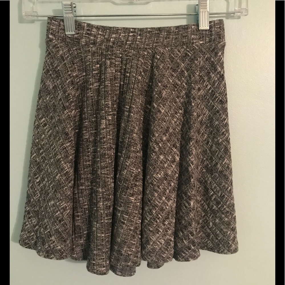 Forever 21 Marled Grey Skater Skirt